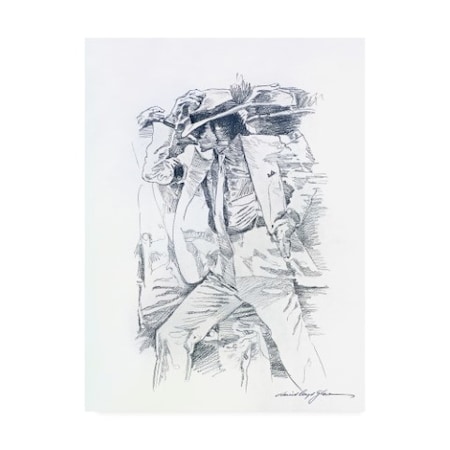 David Lloyd Glover 'Michael Smooth Criminal' Canvas Art,14x19